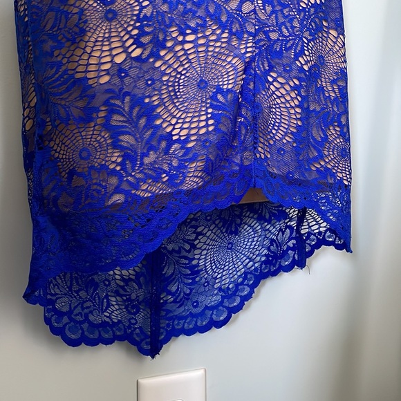 B.Darlin blue dress size 9/10 - Picture 4 of 9